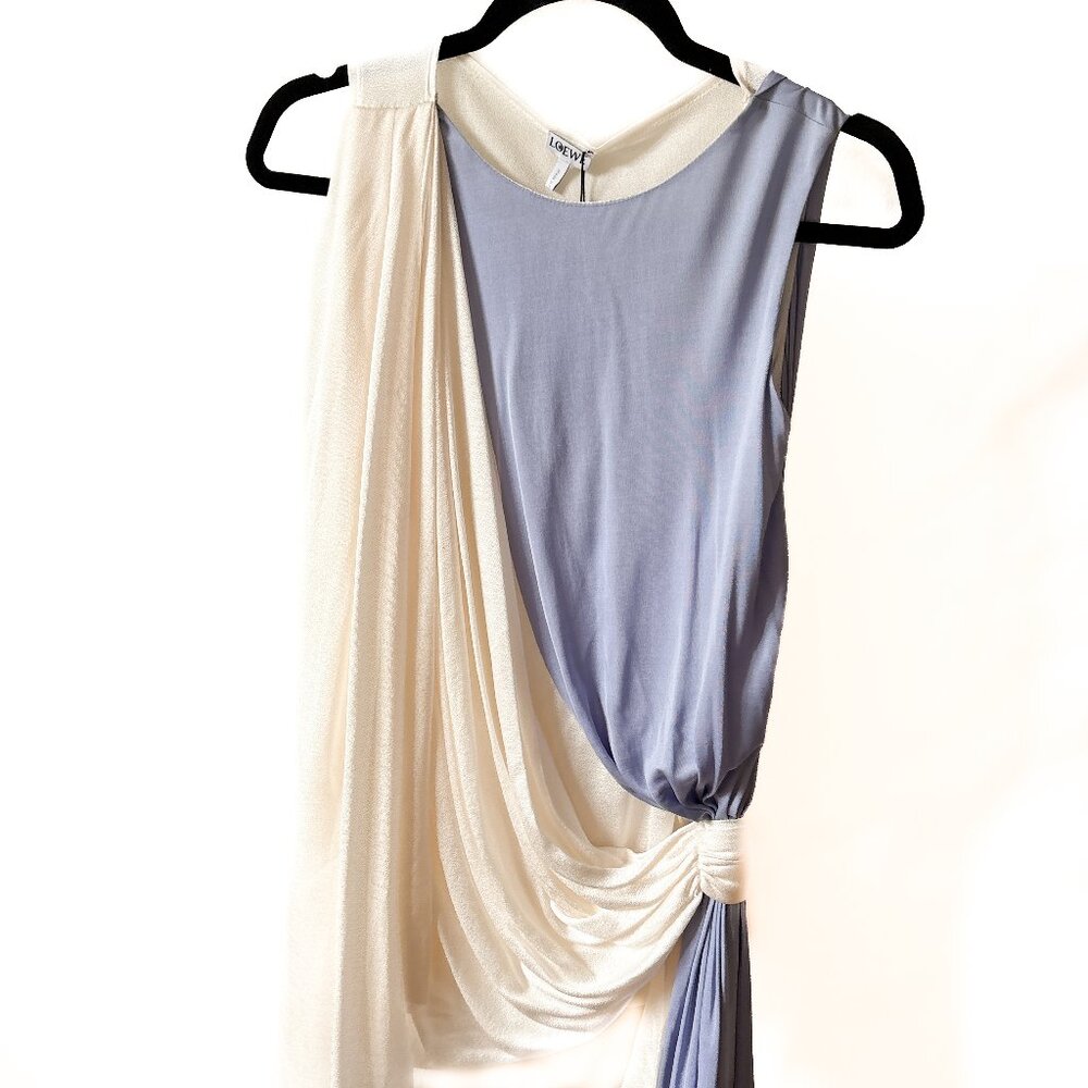 (NWT) Loewe S/S 2022 Runway Silk Draped Top